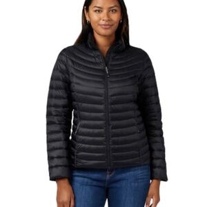 32 Degrees Womens Midweight Down Puffer Jacket Black Small